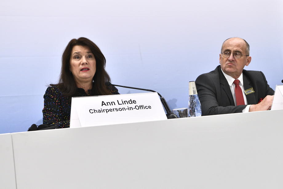 OSCE ministerial meeting in Stockholm
