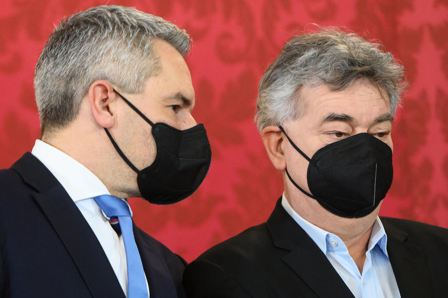 Inauguration of new Austrian Chancellor and Ministers