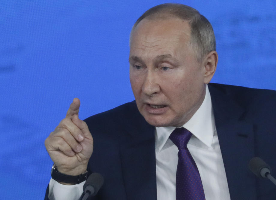 Russian President Vladimir Putin’s annual big news conference