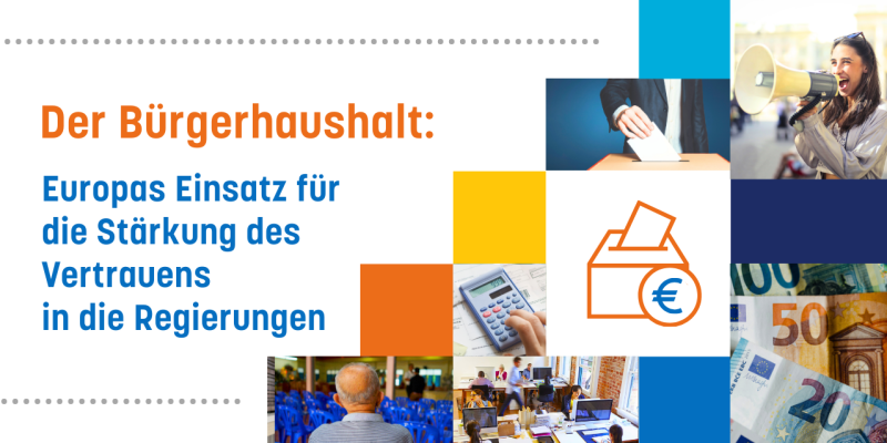 Der Bürgerhaushalt: Europas Mittel zur Stärkung des Vertrauens in die Regierungen