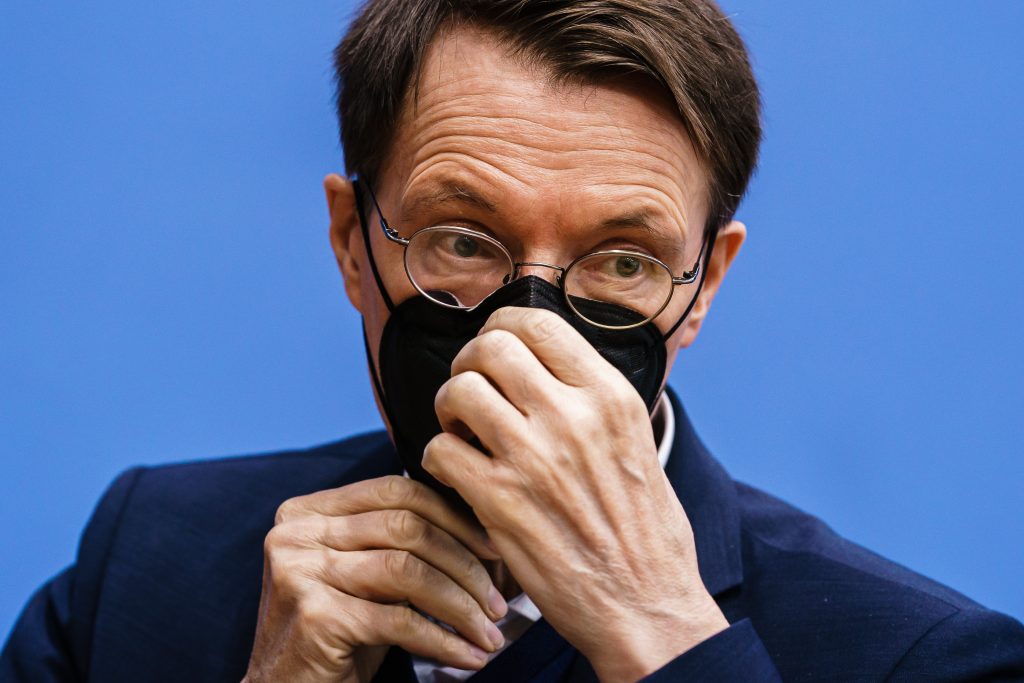 Weekly press conference of German health minister
