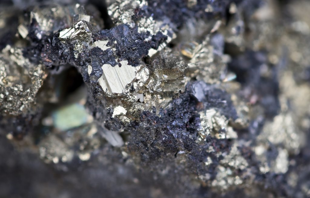 Sharp,Macro,Close-up,Image,Of,Zinc,And,Lead,Blend,Ore