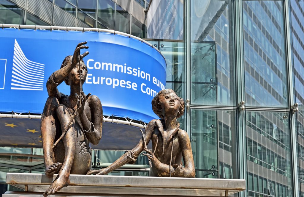Brussels,,Belgium-august,05,,2014:,Modern,Office,Of,European,Commission,In