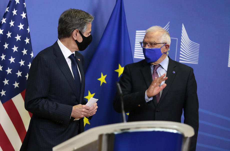 EU Commission visit of US Secretary of State Antony Blinken