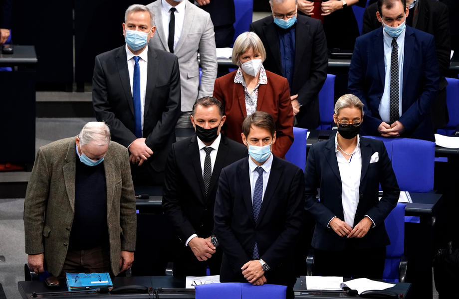 Election of German Chancellor and swearing in of cabinet