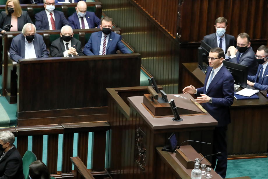 Parliamentary debate on the 2022 Polish budget