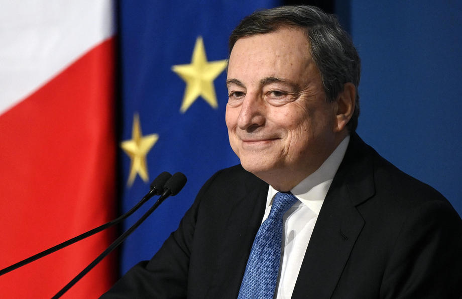 Italian Prime Minister Draghi attends Year-end conference in Rome