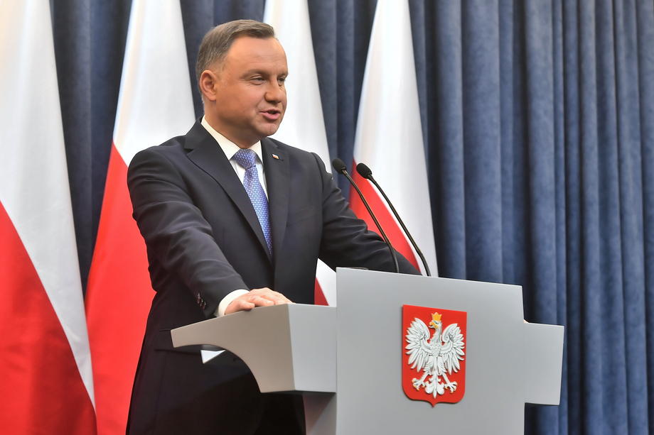 Polish President Andrzej Duda press conference