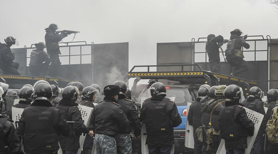 Rally over a hike in energy prices in Kazakhstan