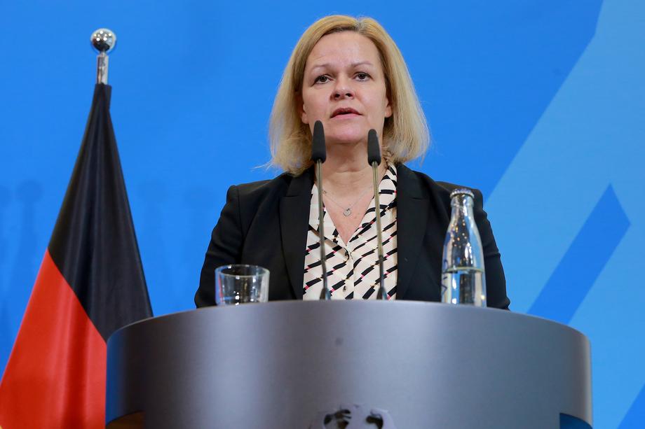 EU Commissioner and German Interior Minister Press Conference