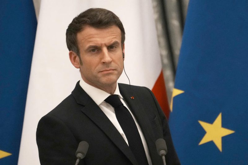 Macron: Krieg in der Ukraine signalisiert "Zeitenwende" für Europa