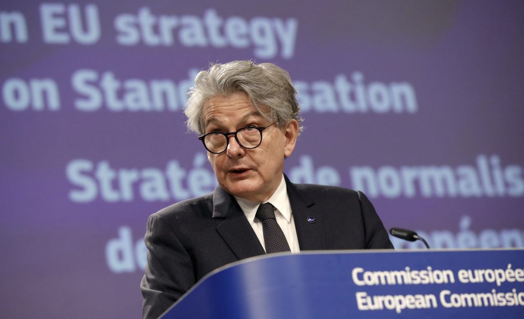 EU Commission press conference on EU Standardisation Strategy