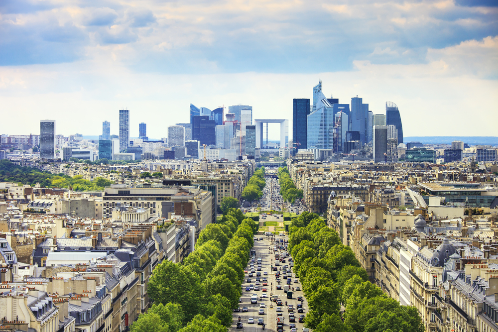 La,Defense,Business,Area,,La,Grande,Armee,Avenue.,View,From