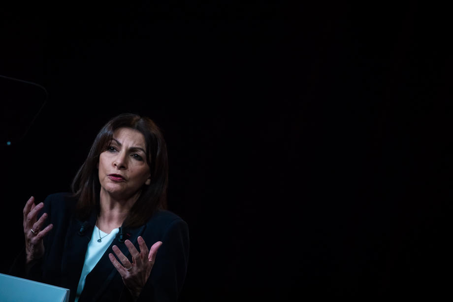 Anne Hidalgo campaign’s rally
