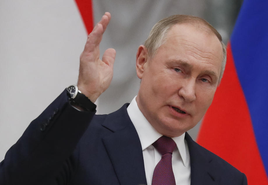 Russian President Vladimir Putin meets with Hungarian Prime Minister Viktor Orban