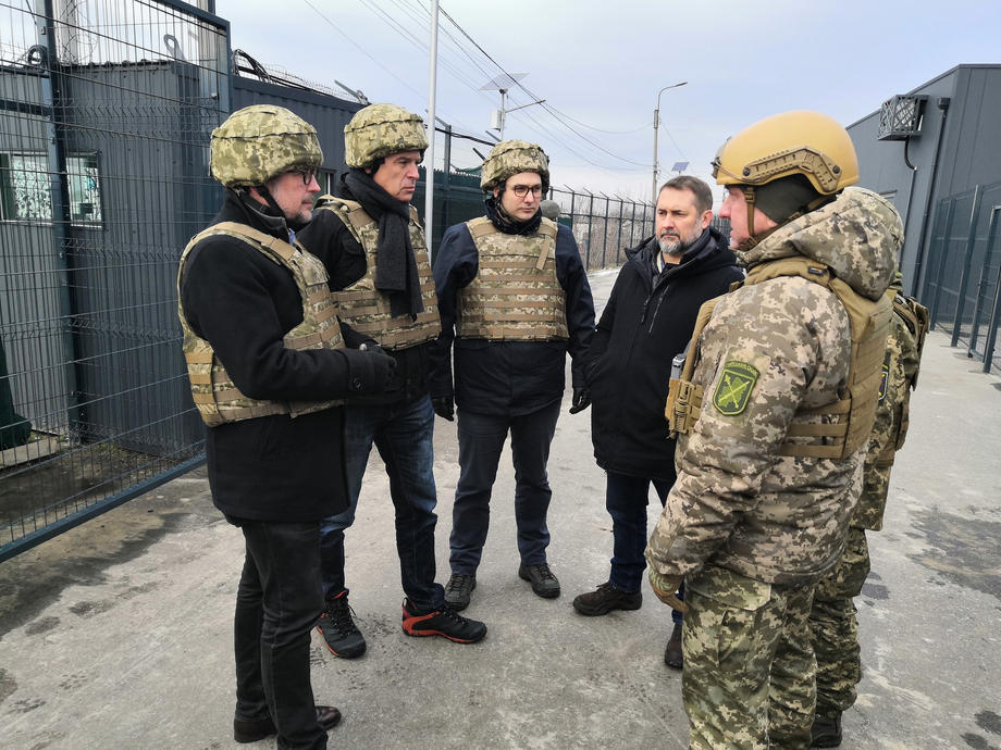 A joint visit of the Foreign Ministers of the Czech Republic, Austria, and Slovakia to Ukraine