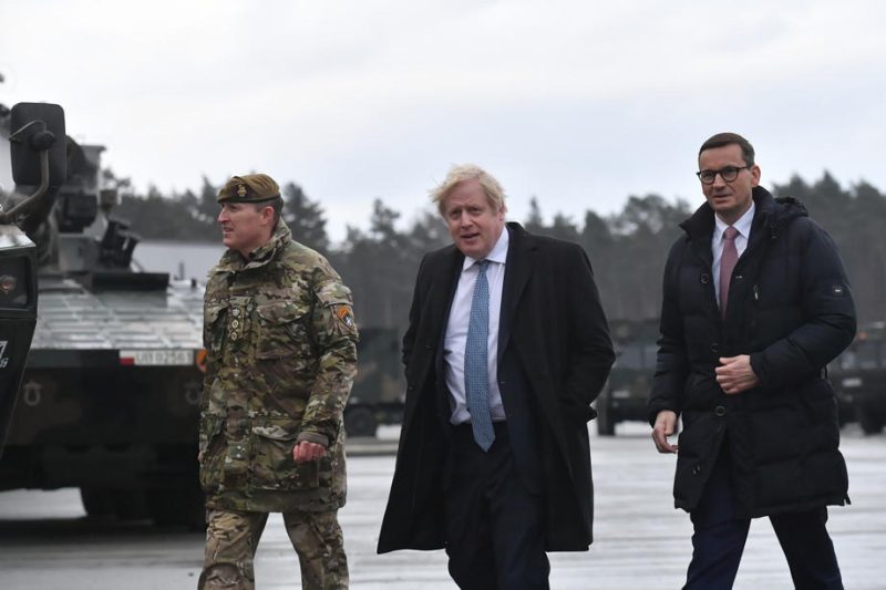 Ukraine-Krise: Polen begrüßt erste Gruppe britischer Marinesoldaten