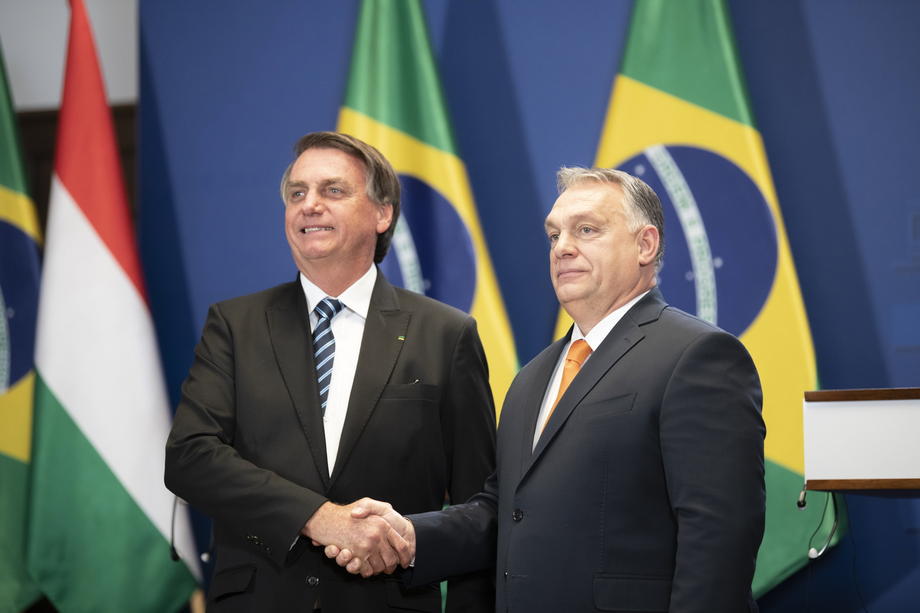 Brazilian President Jair Bolsonaro visits Hungary