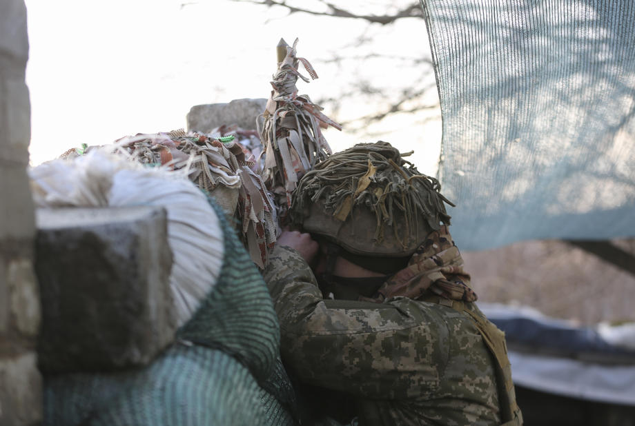 Situation on a front line in the East of Ukraine