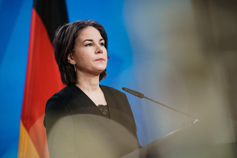 Crisis team meeting of German Foreign Ministry as Russian troops enter Ukraine