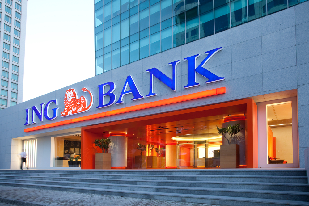 Istanbul/turkey,-,15.05.2018,Ing,Bank,Building,From,Front