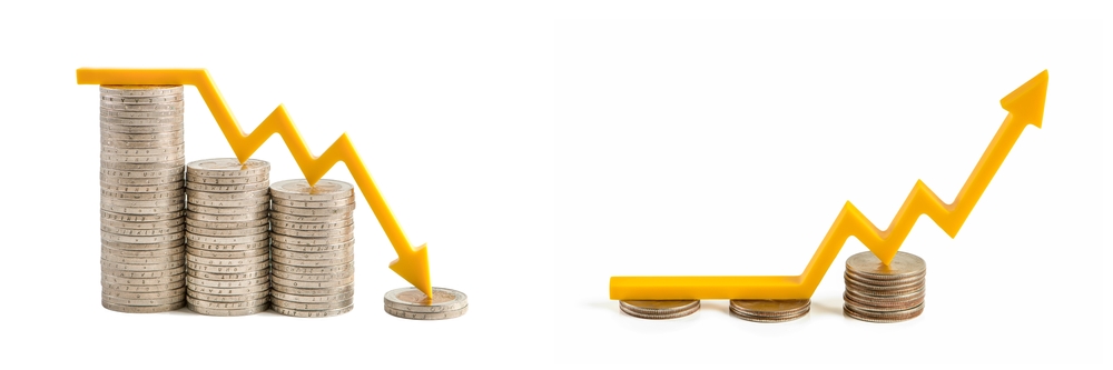 Inflation,And,The,Economic,Crisis.,Financial,Market,Crash,Isolate,On