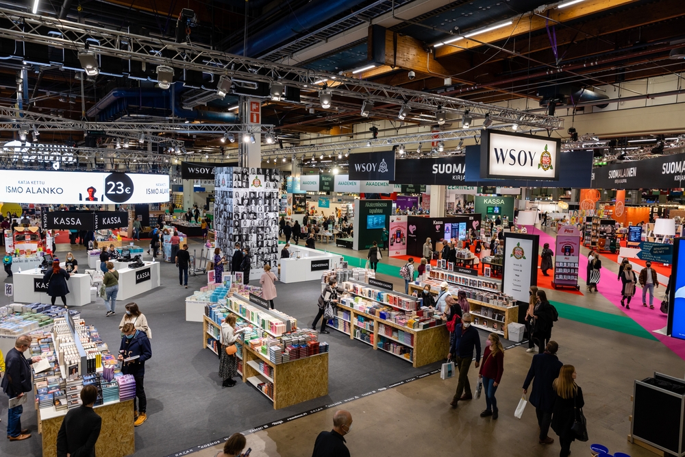 Helsinki,,Finland,Â,October,30,2021:,Helsinki,Book,Fair,(finnish: