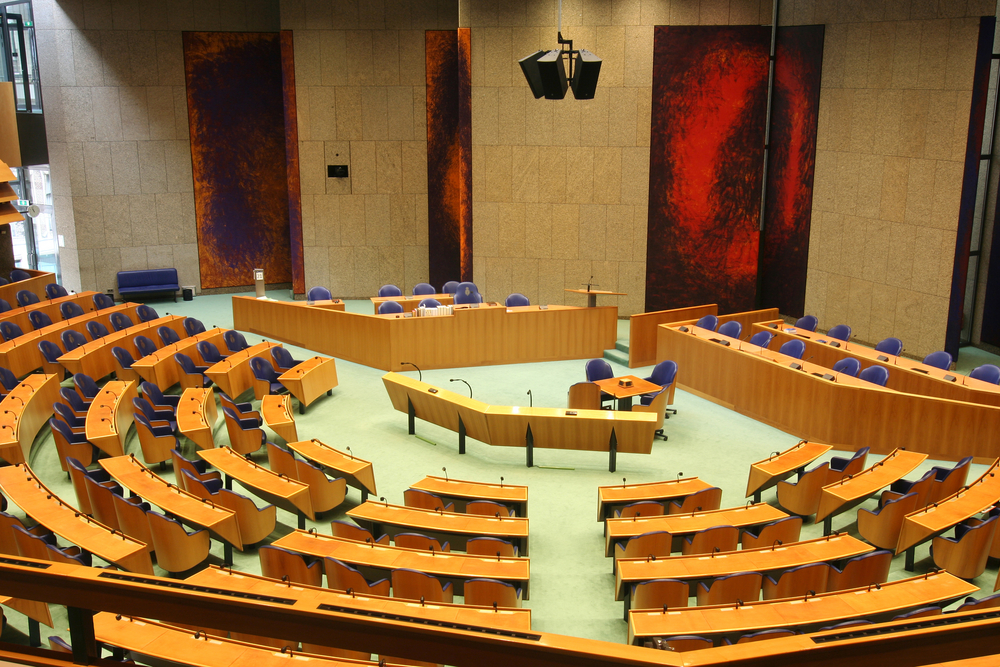 Interior,Of,The,Dutch,Parliament,In,The,Hague