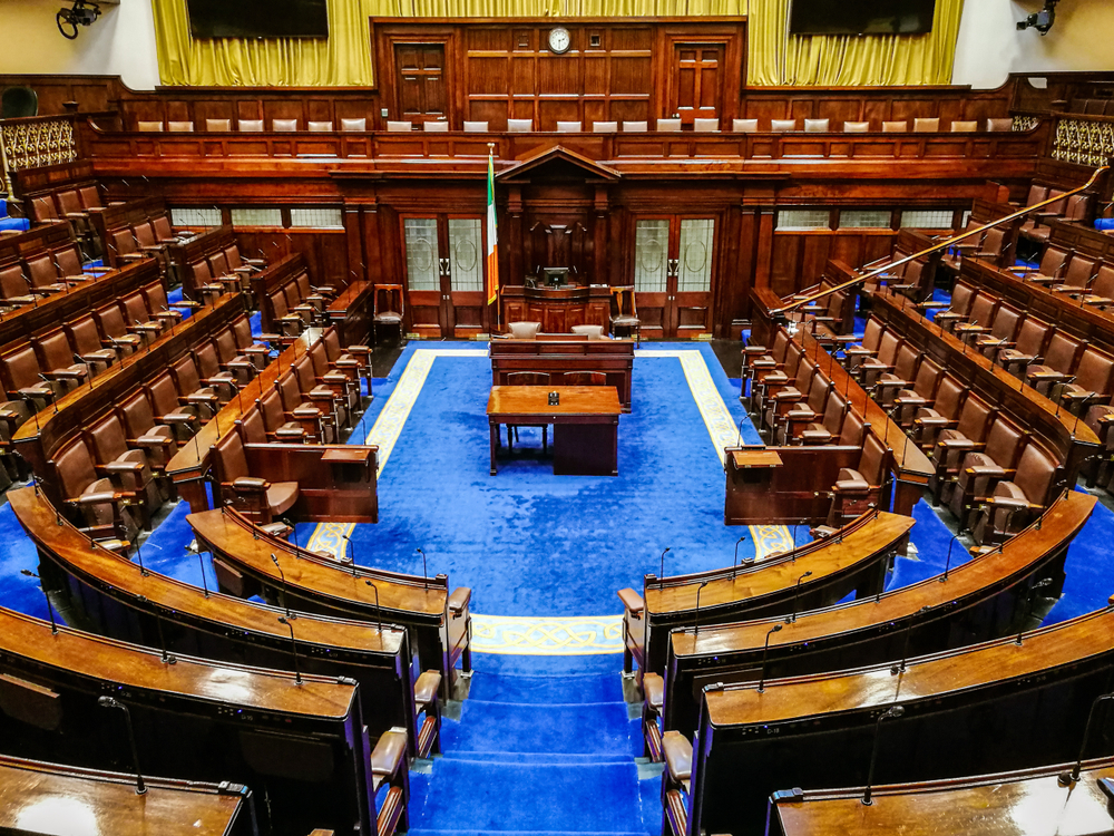 Dublin,,Ireland,-,4th,January,2019:,Dáil,Éireann,,Irish,Parliament