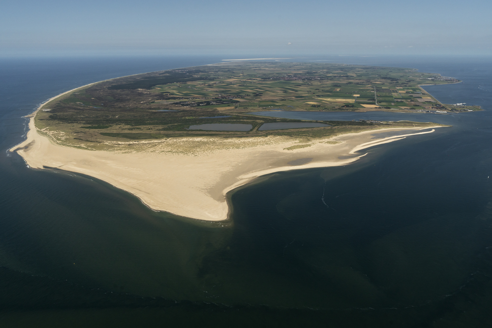 Aerial,View,Of,The,Wadden,Island,Texel.,The,Huge,Sandy