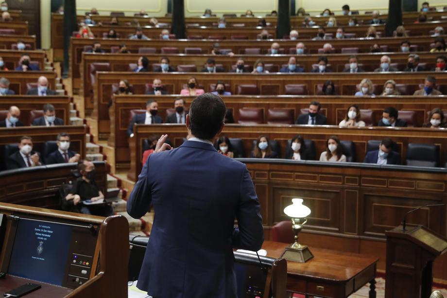 Control session at the Lower Chamber of the Spanish Parliament