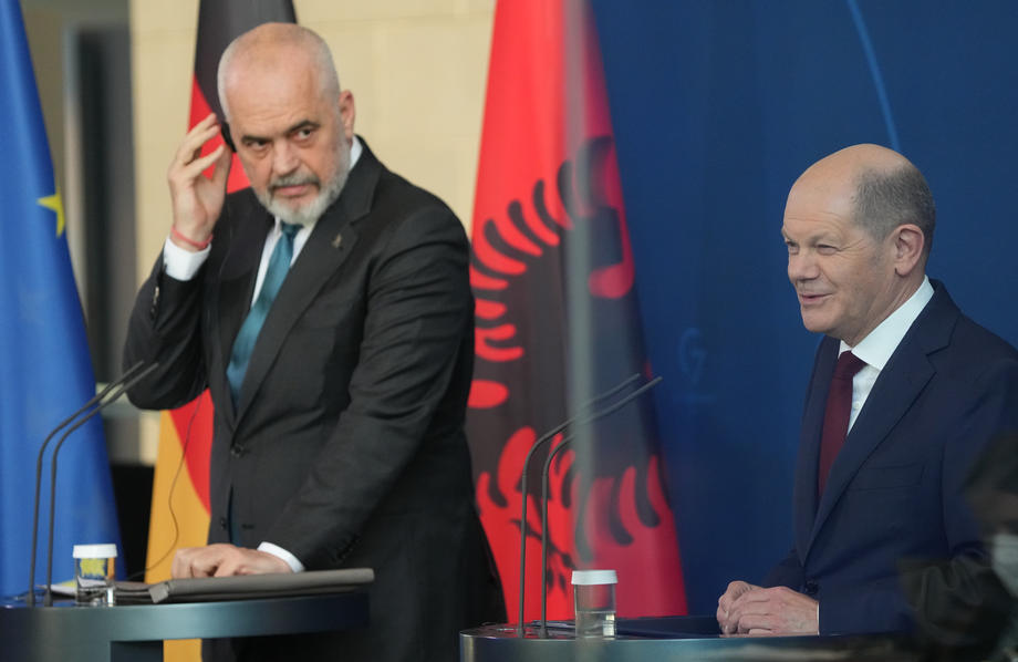 Albania Prime Minister Edi Rama visits Berlin