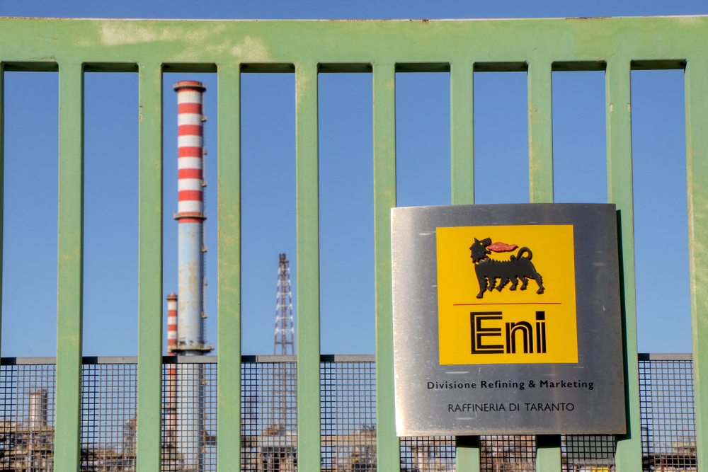 Gate,Of,The,Eni,Refinery,Of,Taranto,,Puglia,,Italy,-