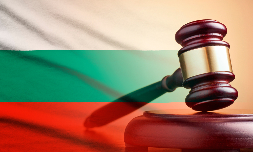 Lawyers,Wooden,Gavel,Over,The,Flag,Of,Bulgaria