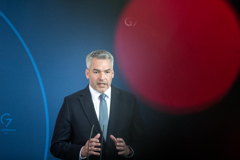 Chancellor Scholz Receives Austrian Chancellor Nehammer in Berlin