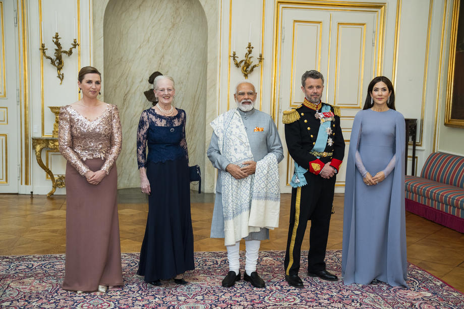 Prime Minister of India at royal audience in Copenhagen