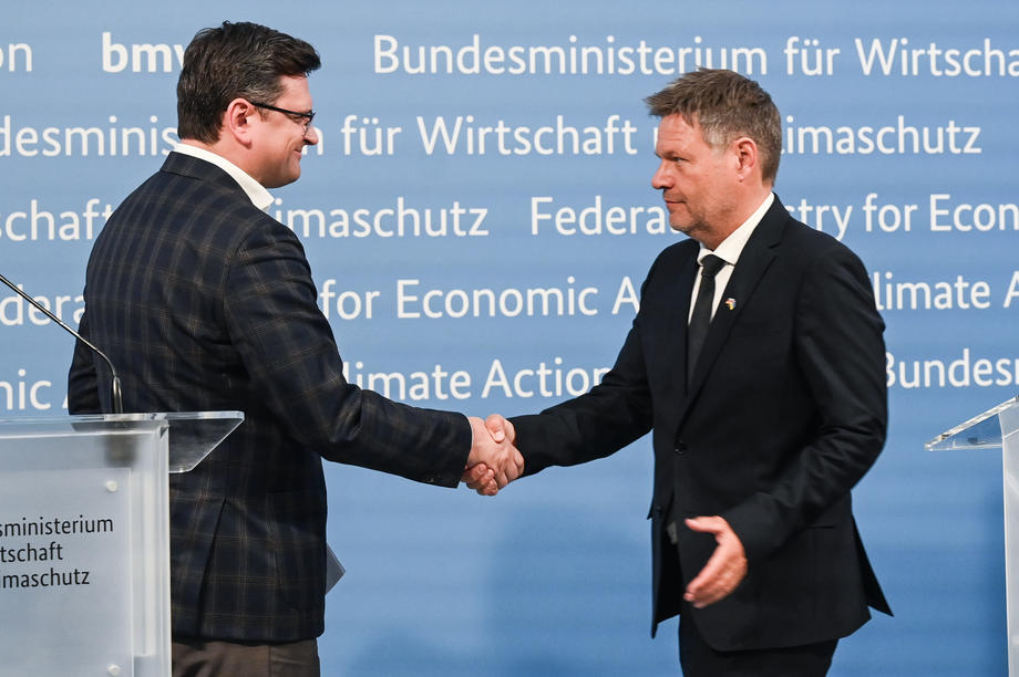 Ukrainian Foreign Minister Dmytro Kuleba in Germany