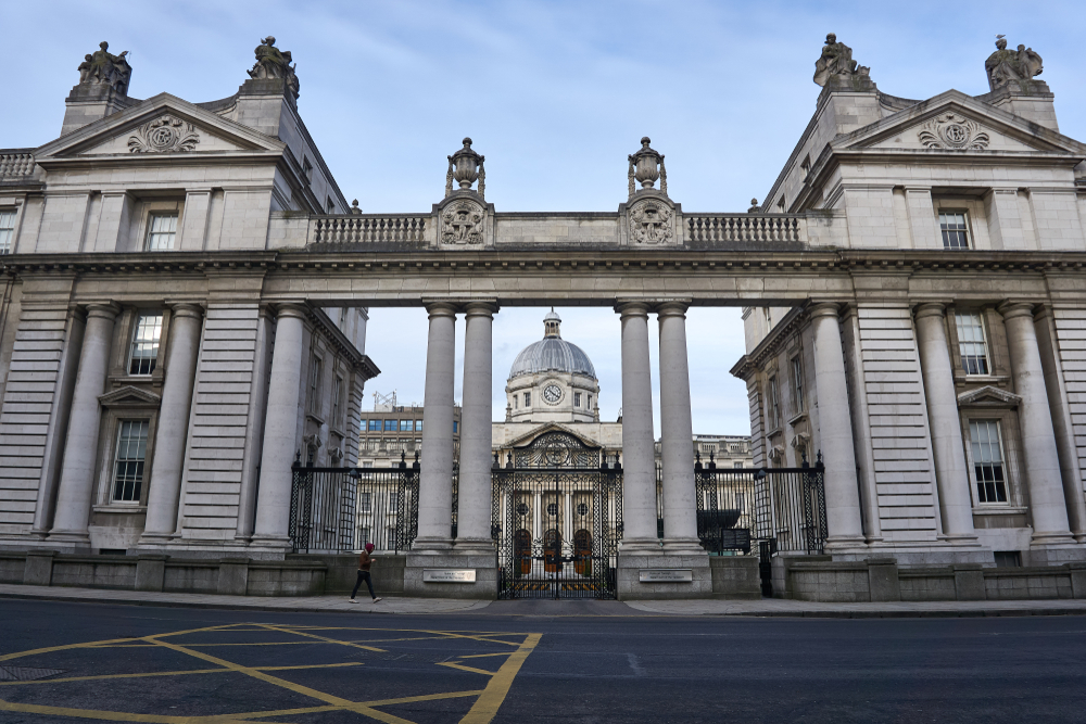 Dublin,,Ireland,-,February,7th,2018:,Government,Buildings,Containing,State