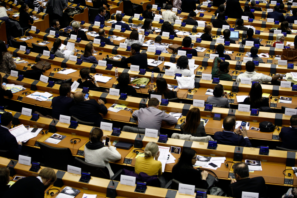 Brussels,,Belgium.,20th,Nov.,2018.,Plenary,Room,Of,The,European
