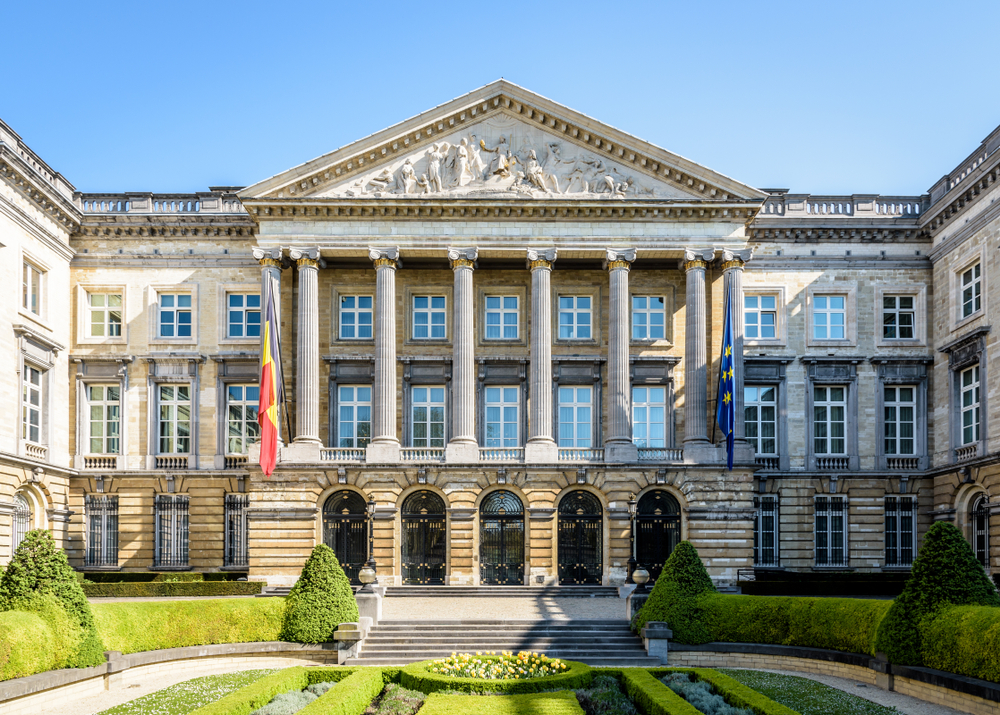 Front,View,Of,The,Palace,Of,The,Nation,In,Brussels,