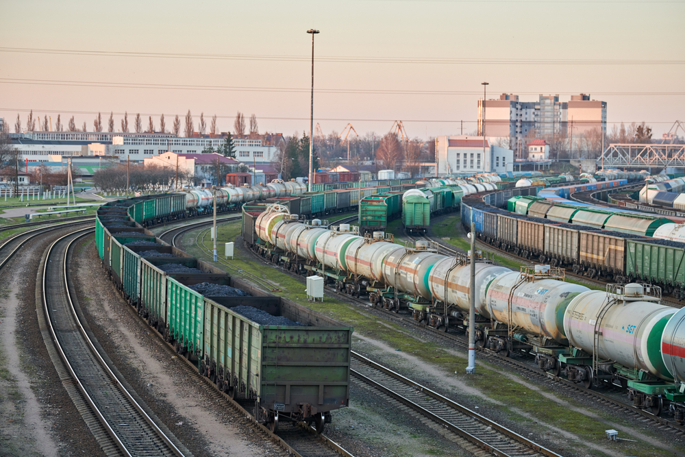 Kaliningrad,,Russia,-,12.07.2020,-,Train,Classification,Yard,With,Wagons