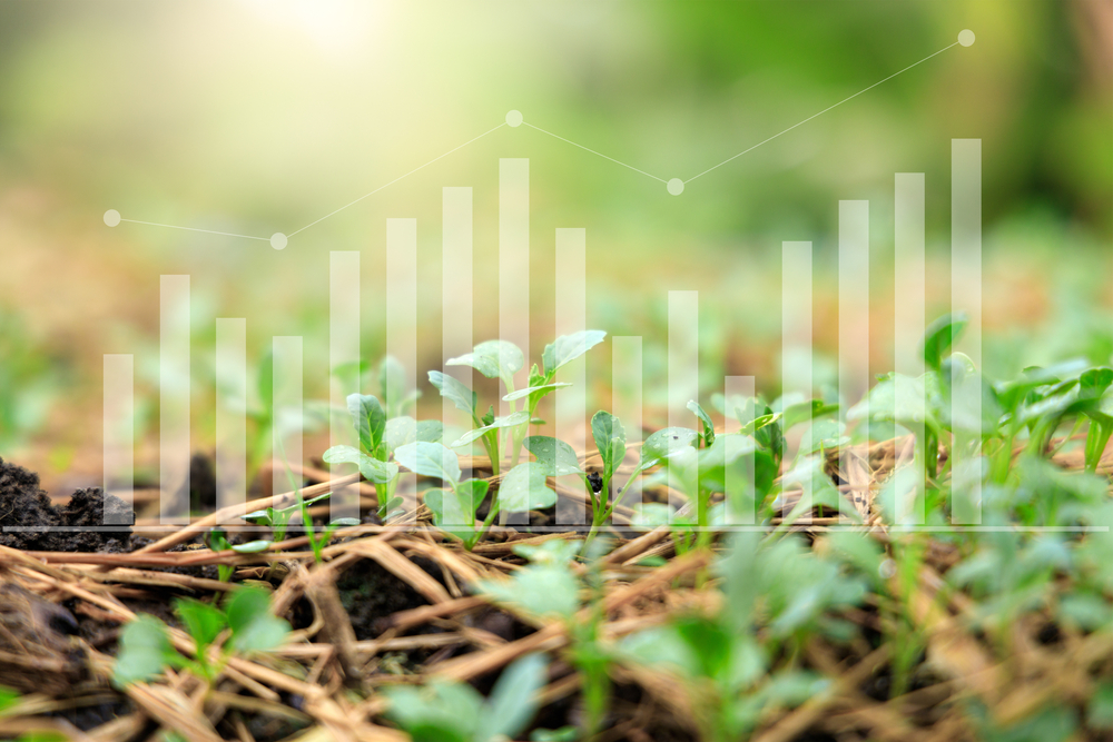 Statistics,Collection,Analyze,Agricultural,Data,With,Intelligent,Ai,Technology.,Smart