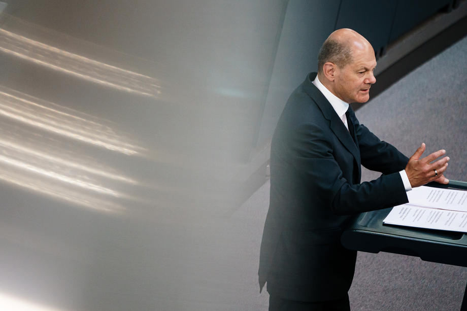 German Chancellor Scholz gives government statement on upcoming summits