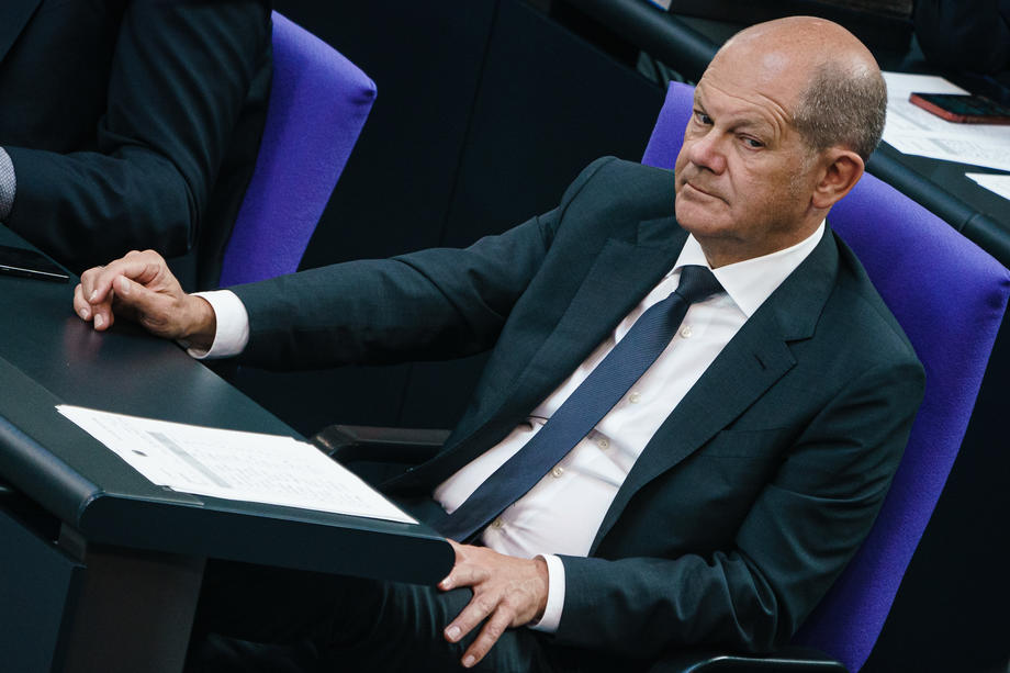 German Chancellor Scholz gives government statement on upcoming summits