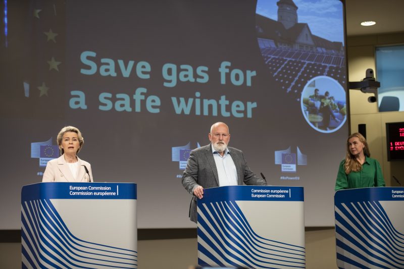 EU-Gassparplan um für Winter vorbereitet zu sein steht