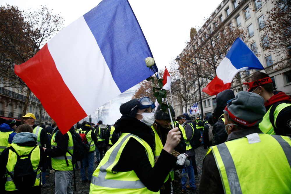 Paris,,France.,1st,December,2018.,People,Take,Part,In,A