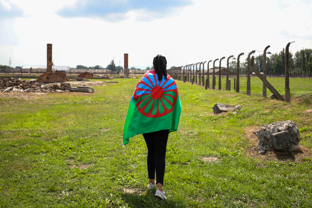 Auschwitz,,Poland,-,02,August,2019:,European,Roma,Holocaust,Memorial