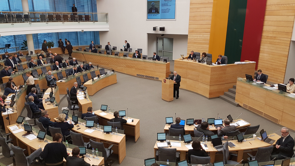 Vilnius,,Lithuania,-,December,13,,2018:,Seimas,Of,The,Republic