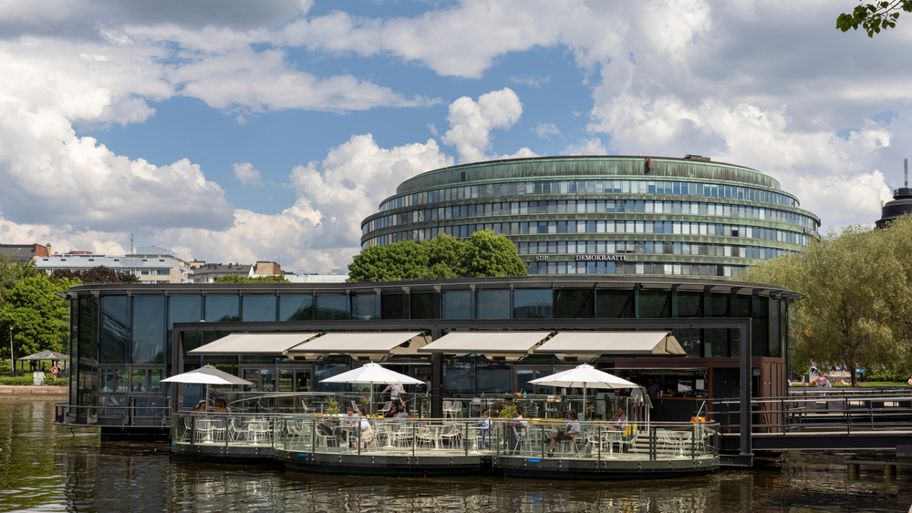 Helsinki,,Finland,-,Jun,6th,2021:,“circle-house“,Building,In,Kallio
