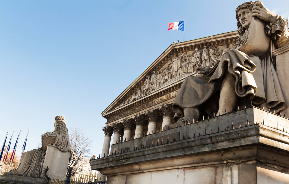 The,French,National,Assembly-bourbon,Palace(the,Lower,House,Of,The,Parliament),
